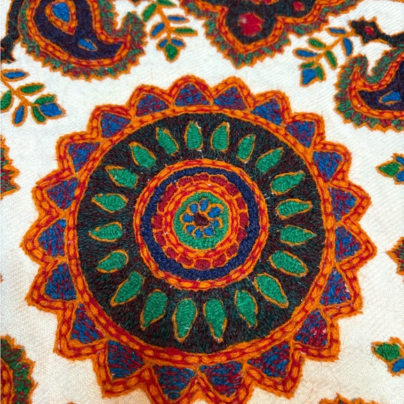 Boho Hand Made Stitched Patel Wall Hanging Art 18” - Picture 3 of 6